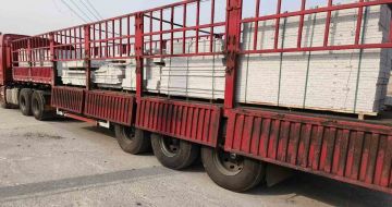 梅州 白麻荔枝面外墙干挂，工厂装车日常