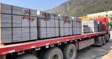 梅州 芝麻灰地铺石出货日常