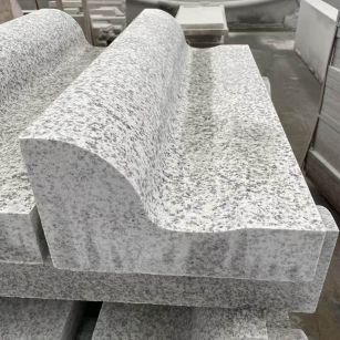 梅州 白麻花岗岩S型路沿石，路侧石，马路牙子等