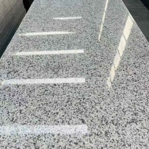 梅州 白麻花岗岩光面毛板