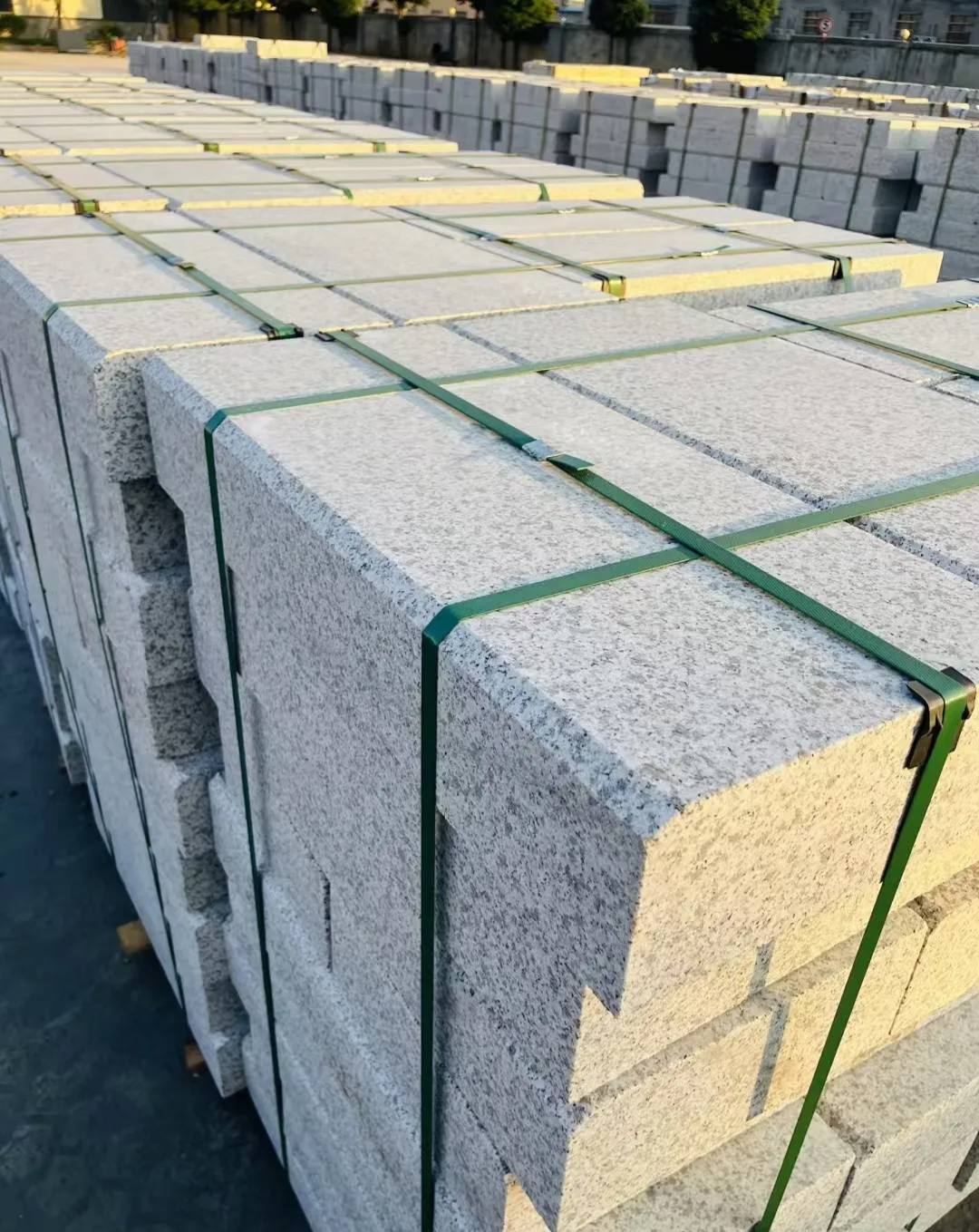 梅州 白麻花岗岩路沿石，马路牙子，路缘石，平石，立缘石等