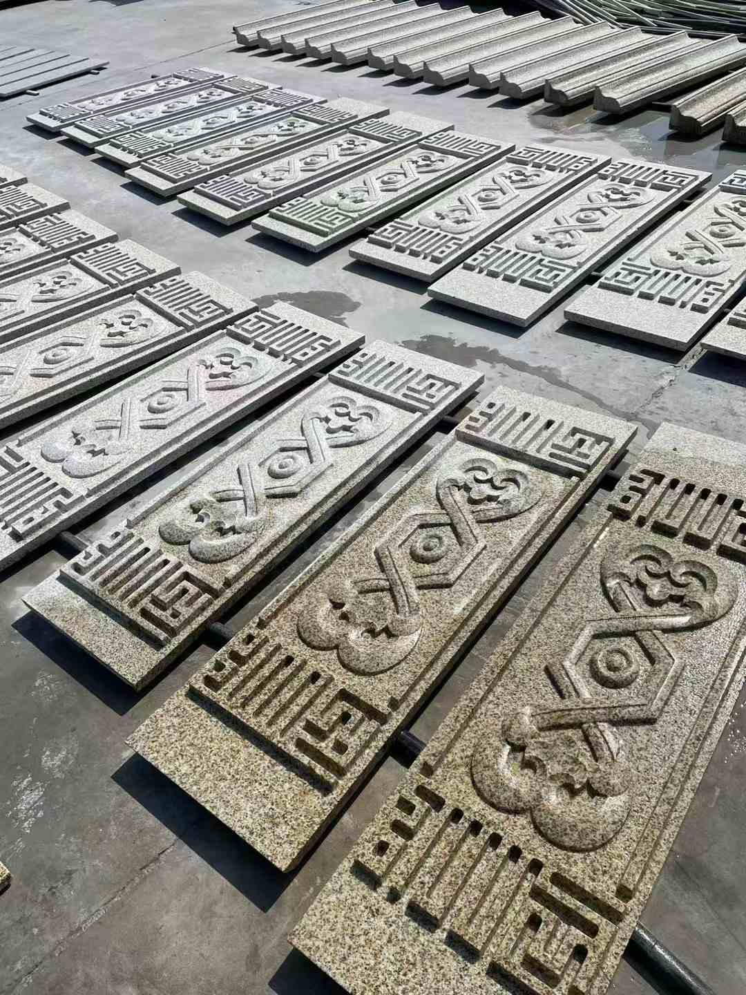 梅州 黄金麻花岗岩外墙雕刻板