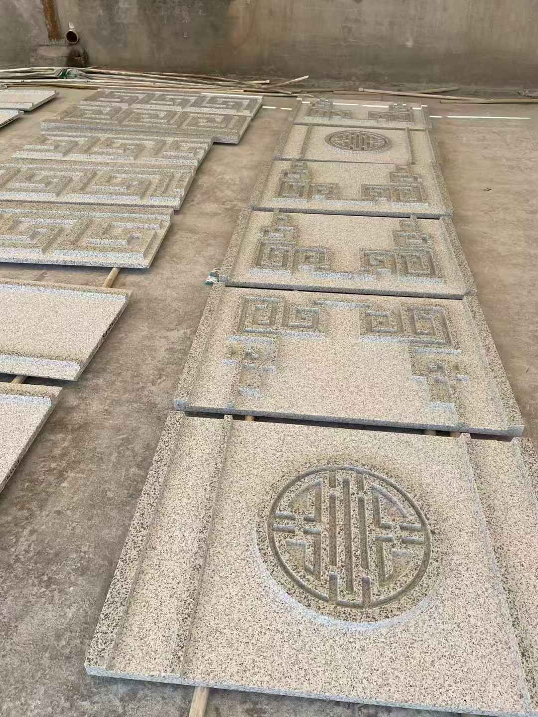 梅州 白麻花岗岩外墙立面雕刻板