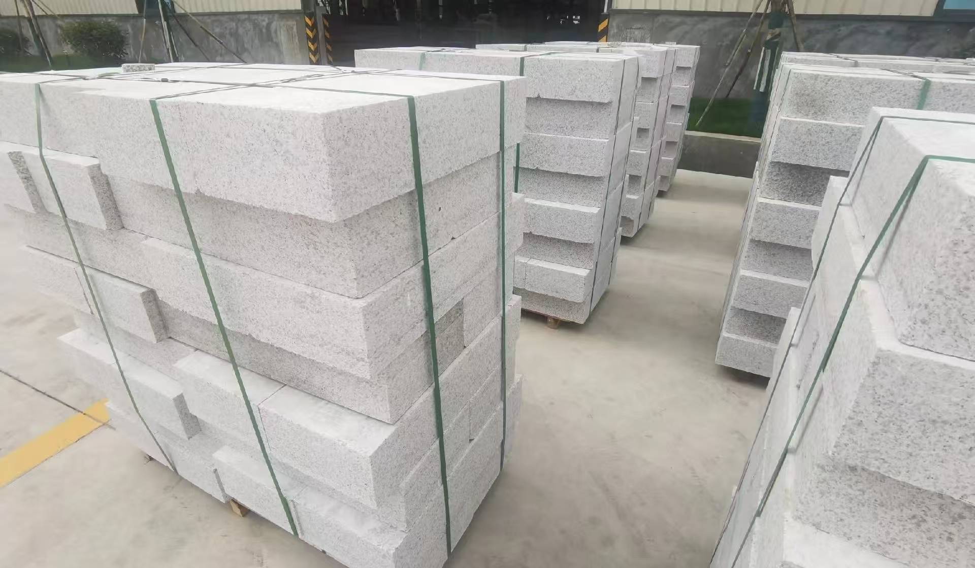 梅州 白麻花岗岩路沿石，立缘石，平缘石，路牙石，道牙石，马路牙子等